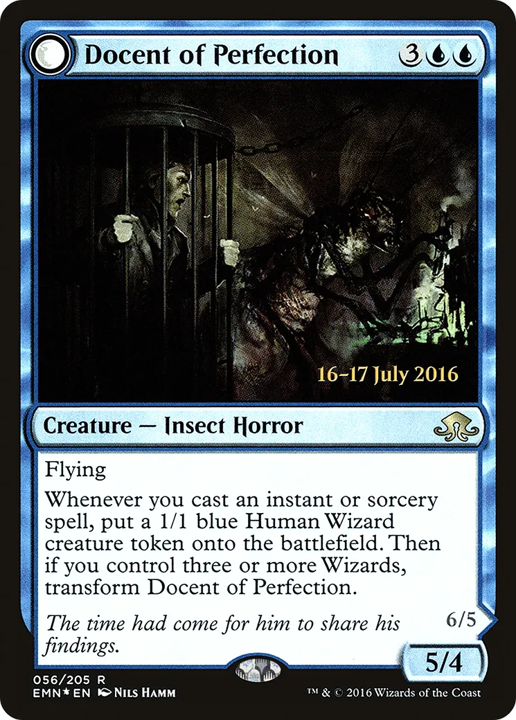 Docent of Perfection // Final Iteration — Eldritch Moon Promos — Magic: The Gathering
