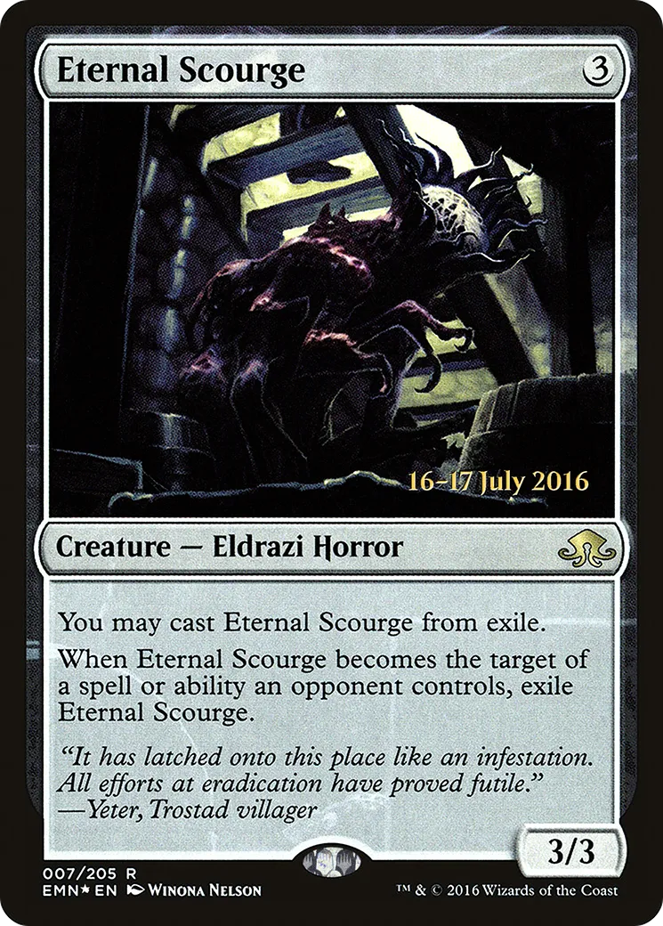 Fléau éternel — Eldritch Moon Promos — Magic: The Gathering