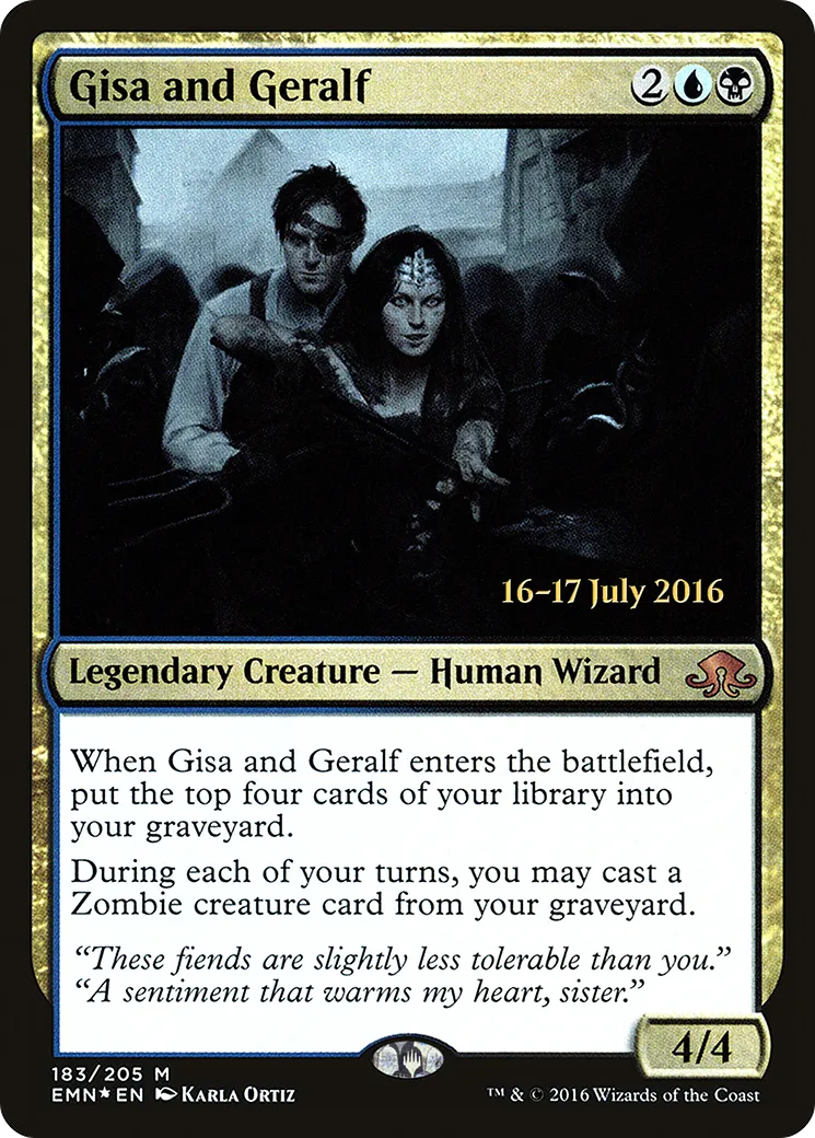 Gisa et Geralf from Eldritch Moon Promos - Magic: The Gathering