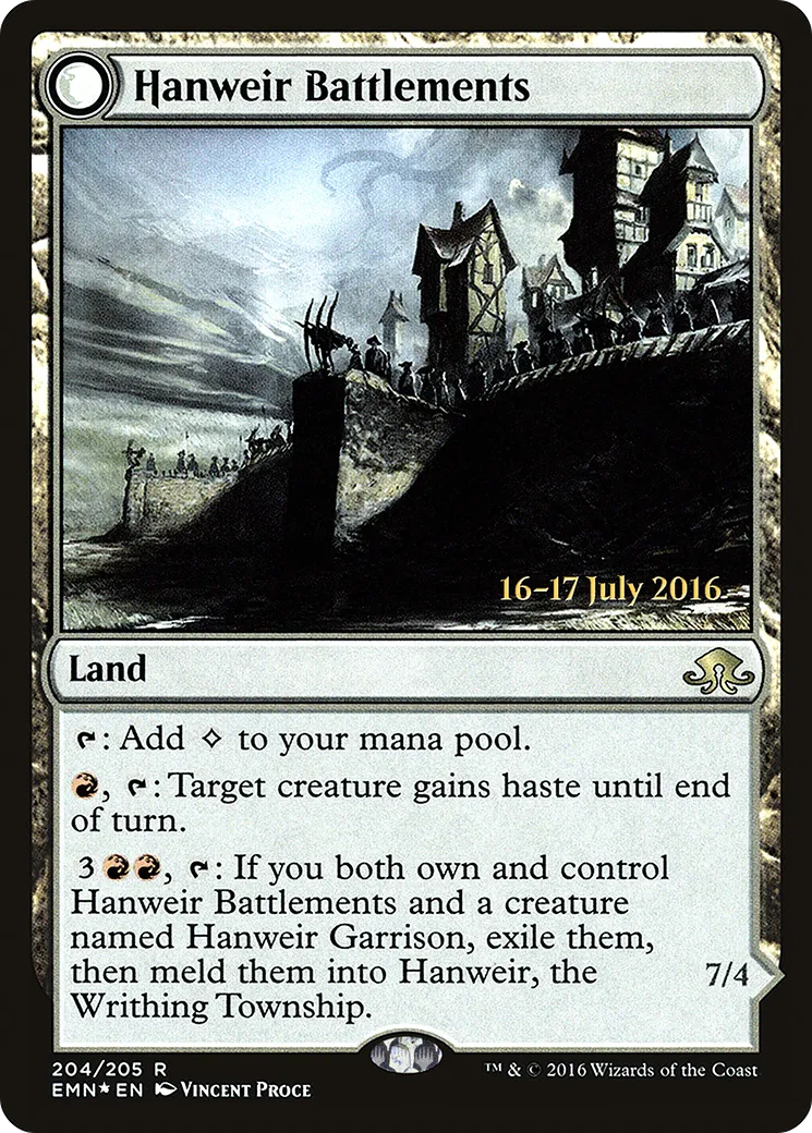 Remparts de Hanweir — Eldritch Moon Promos — Magic: The Gathering