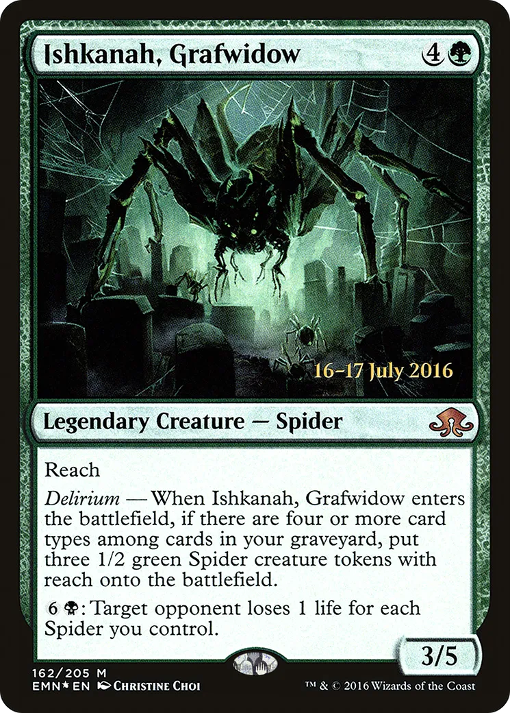 Ishkanah, Grafwidow — Eldritch Moon Promos — Magic: The Gathering