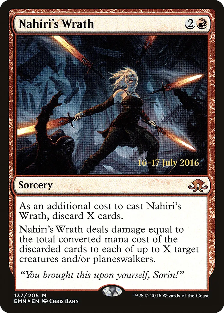 Nahiri's Wrath — Eldritch Moon Promos — Magic: The Gathering