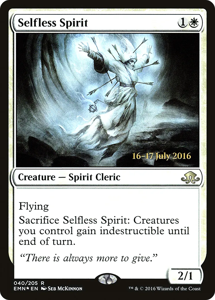 Esprit dévoué — Eldritch Moon Promos — Magic: The Gathering