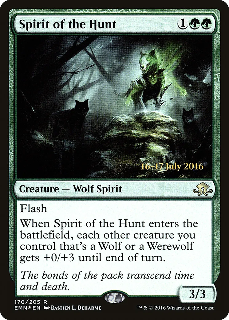 Spirit of the Hunt — Eldritch Moon Promos — Magic: The Gathering