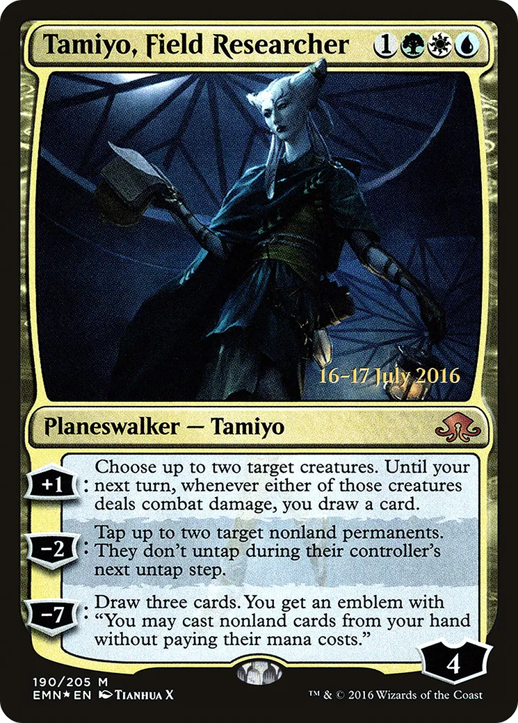 Tamiyo, chercheuse sur le terrain — Eldritch Moon Promos — Magic: The Gathering