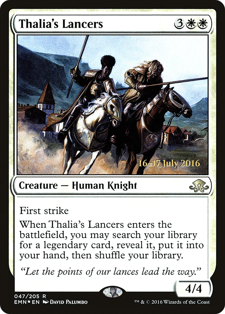 Lanciers de Thalia from Eldritch Moon Promos - Magic: The Gathering