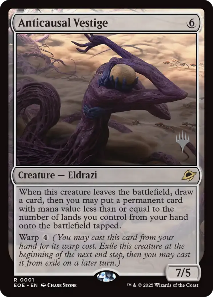 Vestige anticausal — Edge of Eternities Promos — Magic: The Gathering