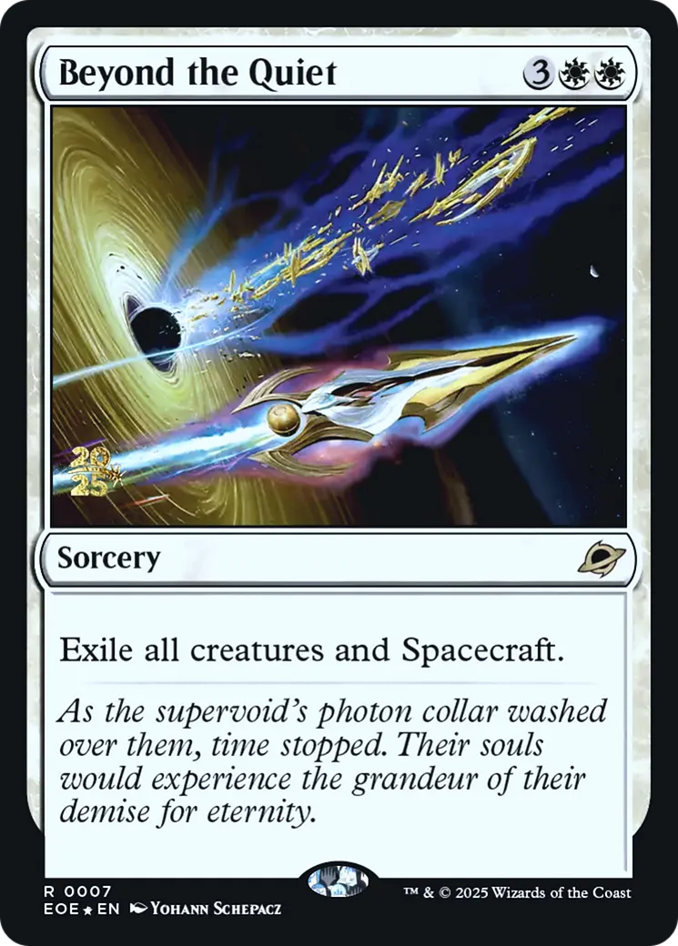Au-delà du silence — Edge of Eternities Promos — Magic: The Gathering