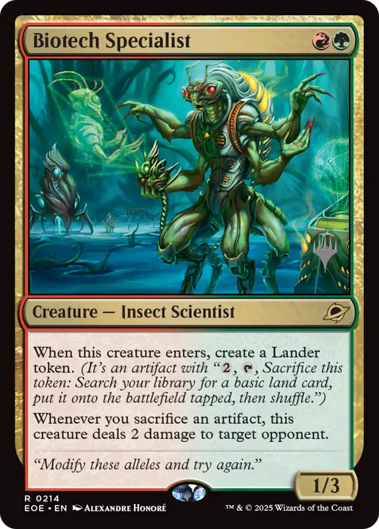 Biotech Specialist — Edge of Eternities Promos — Magic: The Gathering