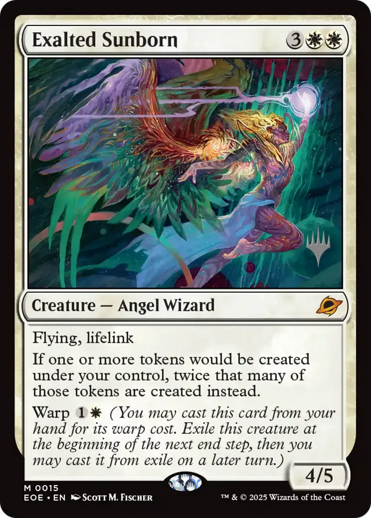 Exalted Sunborn — Edge of Eternities Promos — Magic: The Gathering