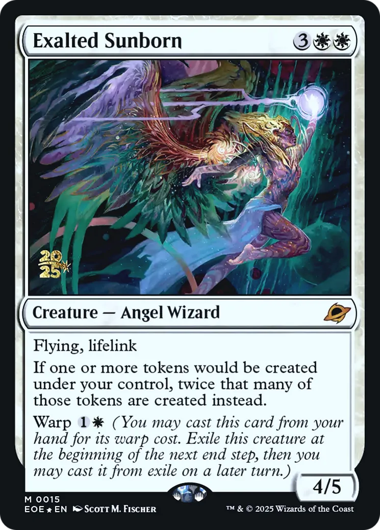 Exalted Sunborn — Edge of Eternities Promos — Magic: The Gathering