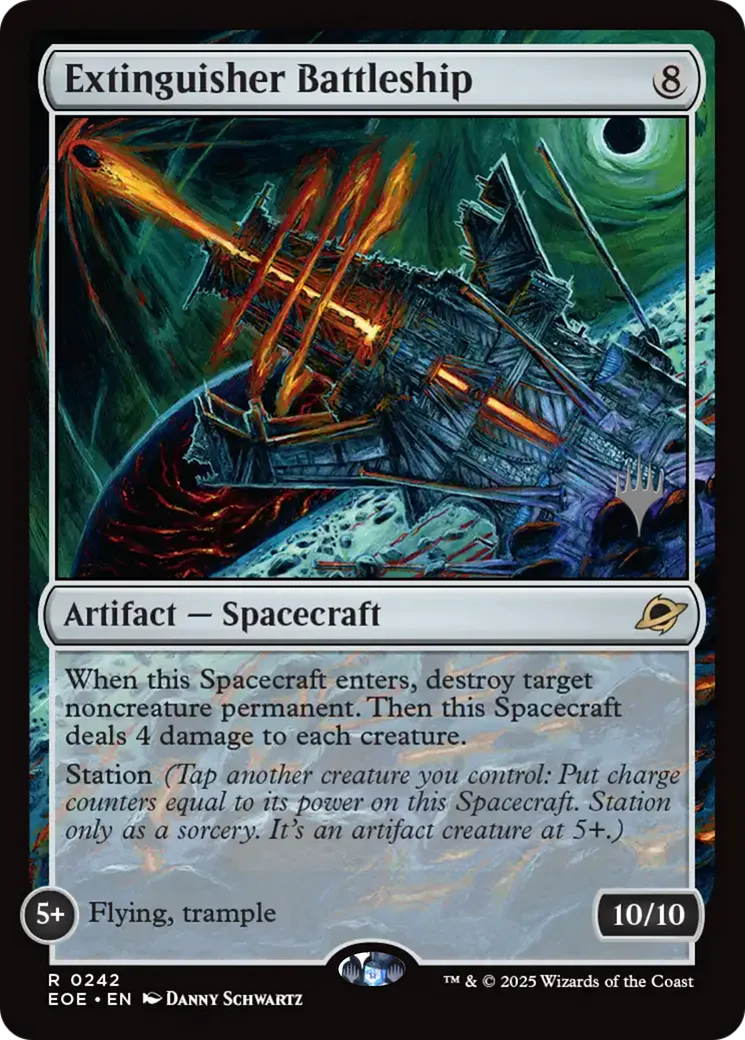 Vaisseau de combat extincteur — Edge of Eternities Promos — Magic: The Gathering