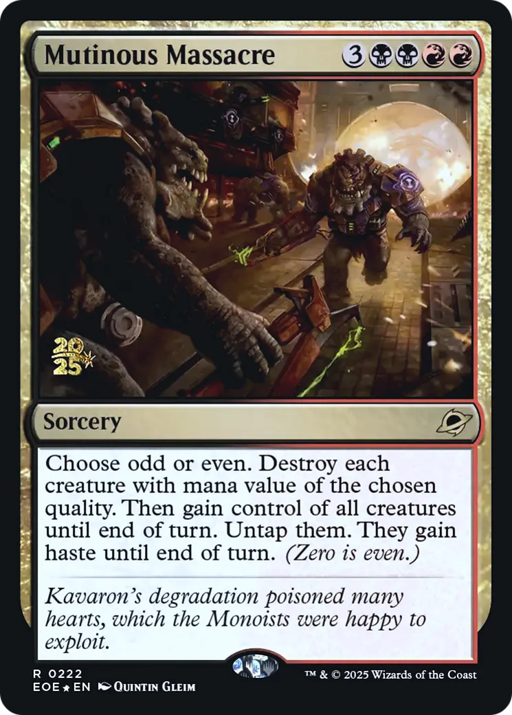 Massacre mutin — Edge of Eternities Promos — Magic: The Gathering