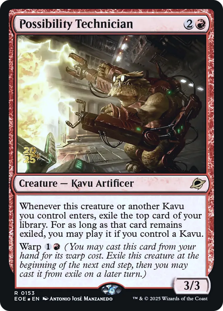 Technicien de probabilité — Edge of Eternities Promos — Magic: The Gathering