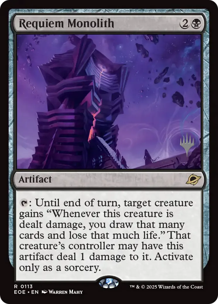 Monolithe du requiem — Edge of Eternities Promos — Magic: The Gathering