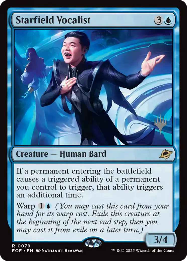 Starfield Vocalist — Edge of Eternities Promos — Magic: The Gathering