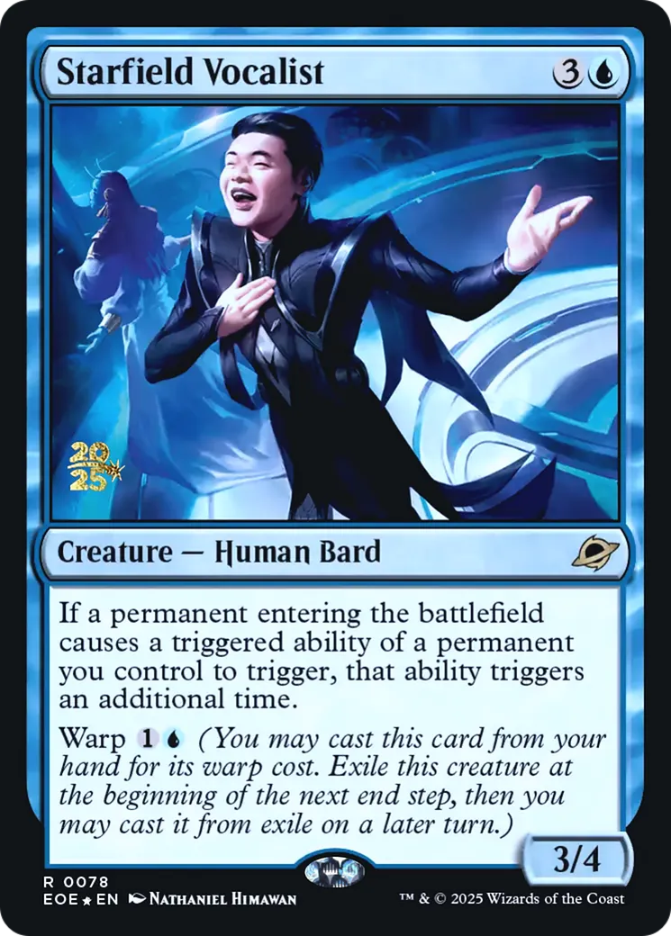 Starfield Vocalist — Edge of Eternities Promos — Magic: The Gathering