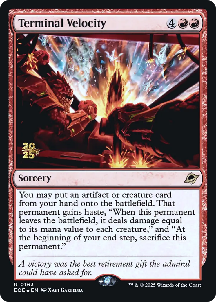 Vitesse terminale — Edge of Eternities Promos — Magic: The Gathering