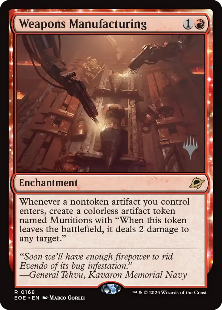 Weapons Manufacturing — Edge of Eternities Promos — Magic: The Gathering