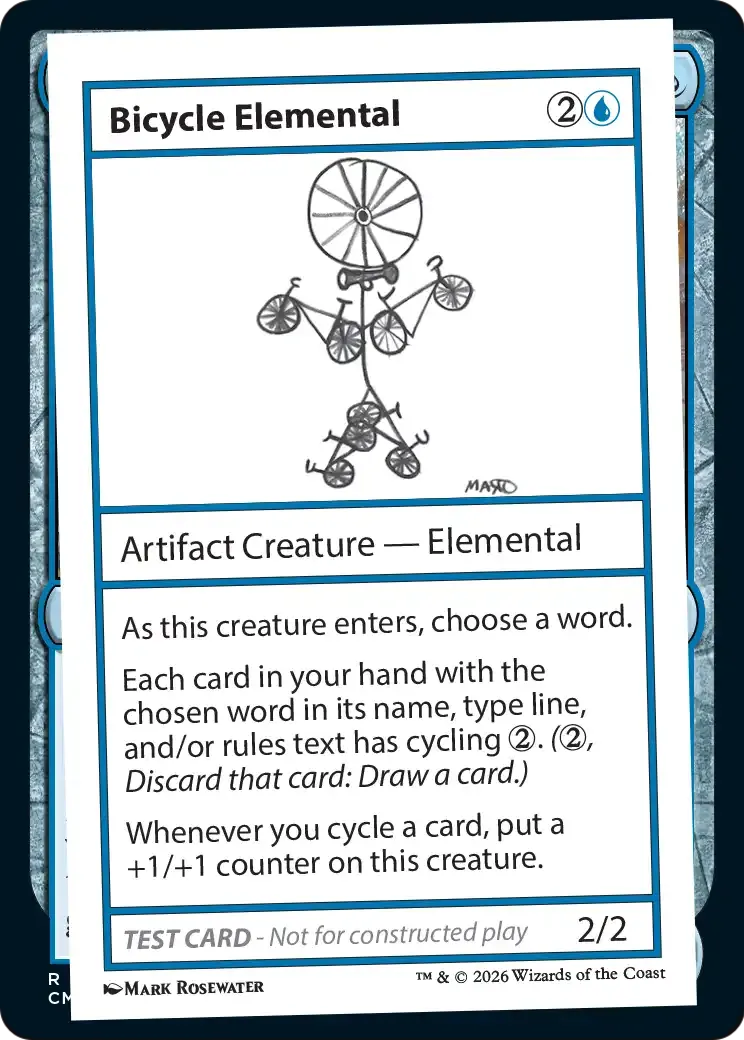 Bicycle Elemental — MagicFest 2026 — Magic: The Gathering