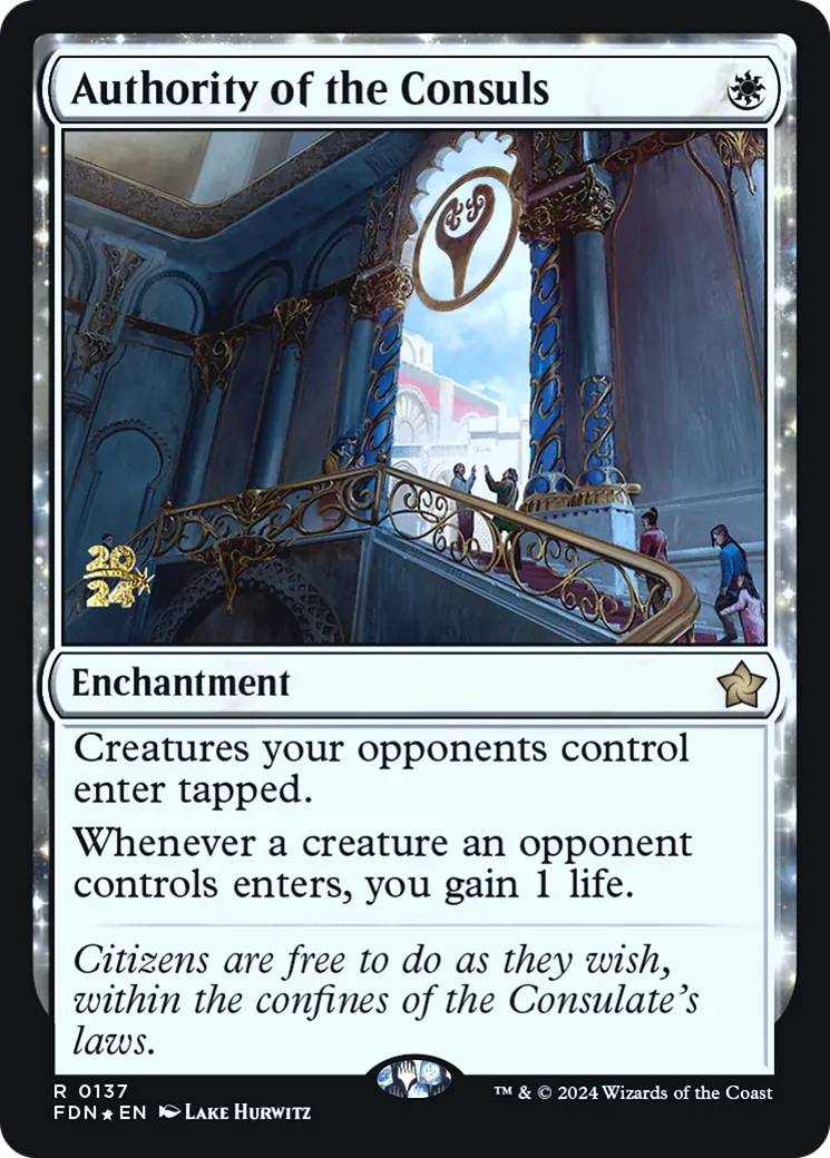 Autorité des consuls — Foundations Promos — Magic: The Gathering