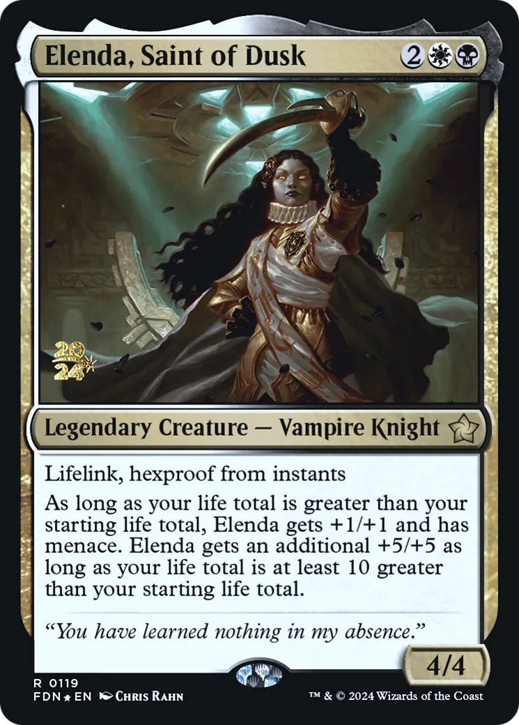 Elenda, sainte du crépuscule — Foundations Promos — Magic: The Gathering