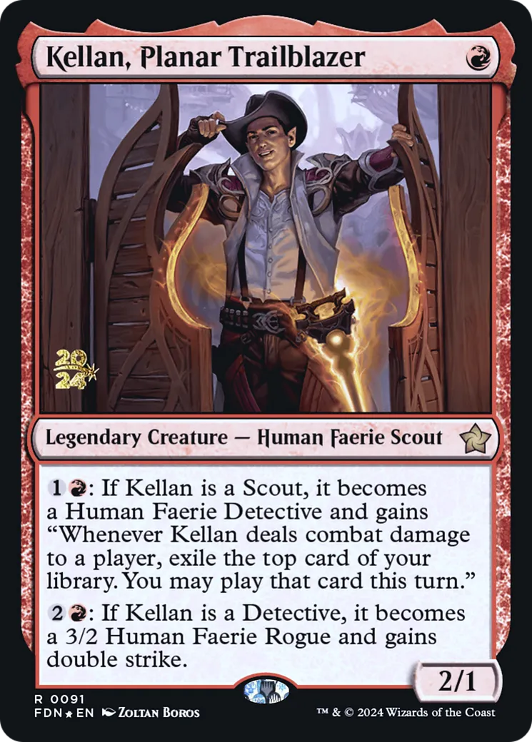 Kellan, pionnier planaire — Foundations Promos — Magic: The Gathering