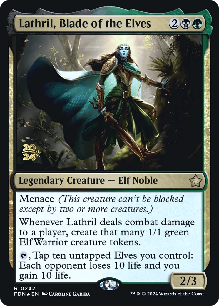 Lathril, lame des elfes — Foundations Promos — Magic: The Gathering