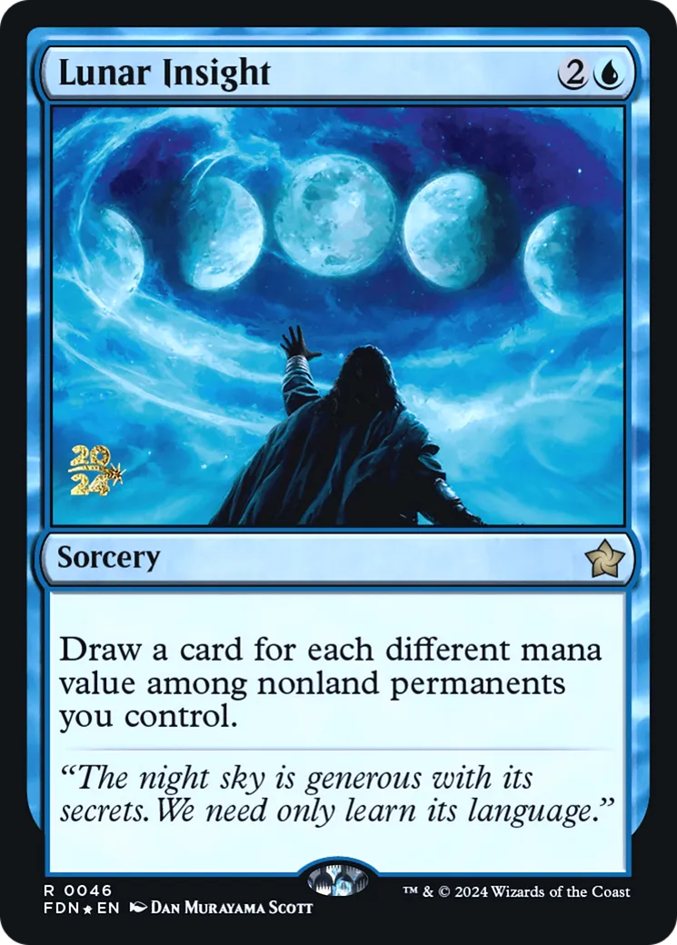 Lunar Insight — Foundations Promos — Magic: The Gathering