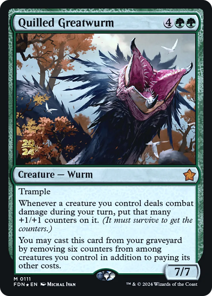 Grande guivre à aiguilles — Foundations Promos — Magic: The Gathering