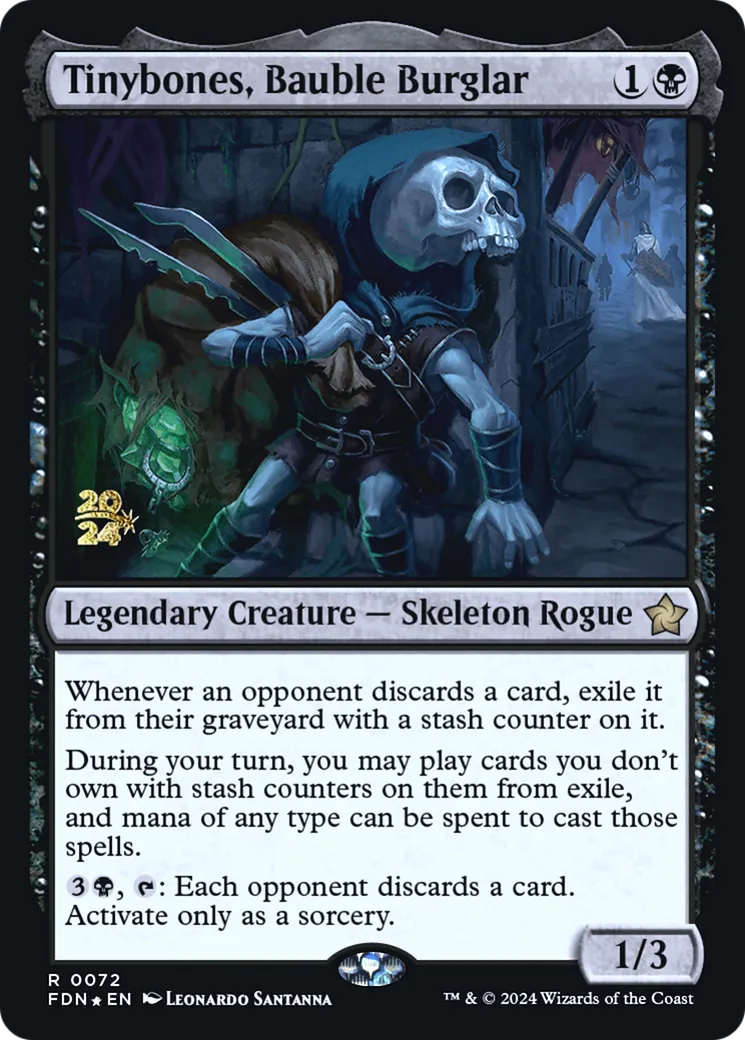Tinybones, Bauble Burglar — Foundations Promos — Magic: The Gathering