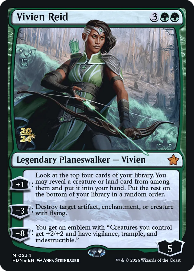 Vivien Reid — Foundations Promos — Magic: The Gathering