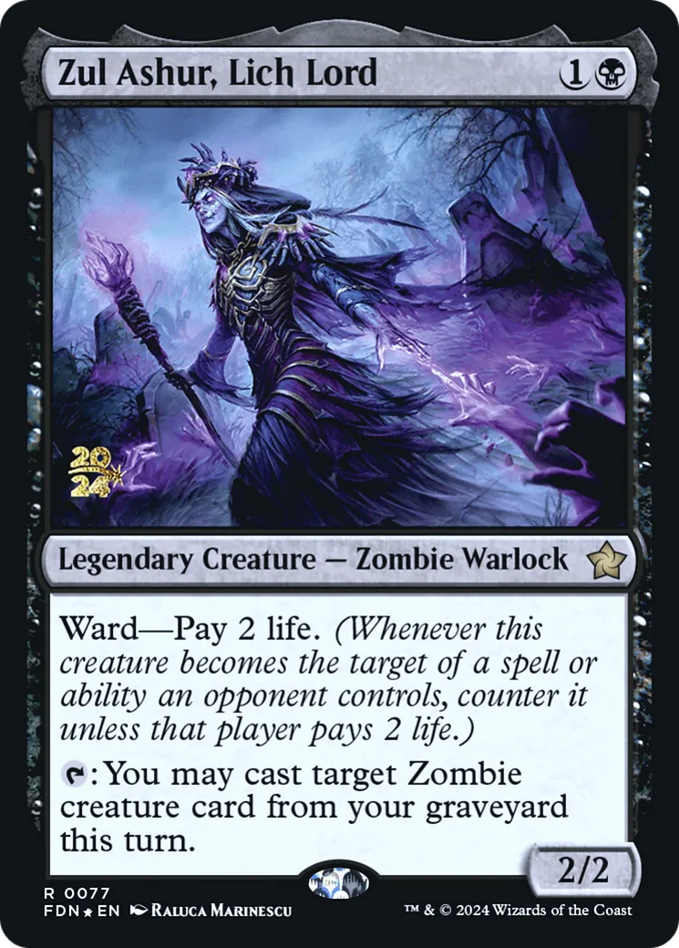 Zul Ashur, Lich Lord — Foundations Promos — Magic: The Gathering