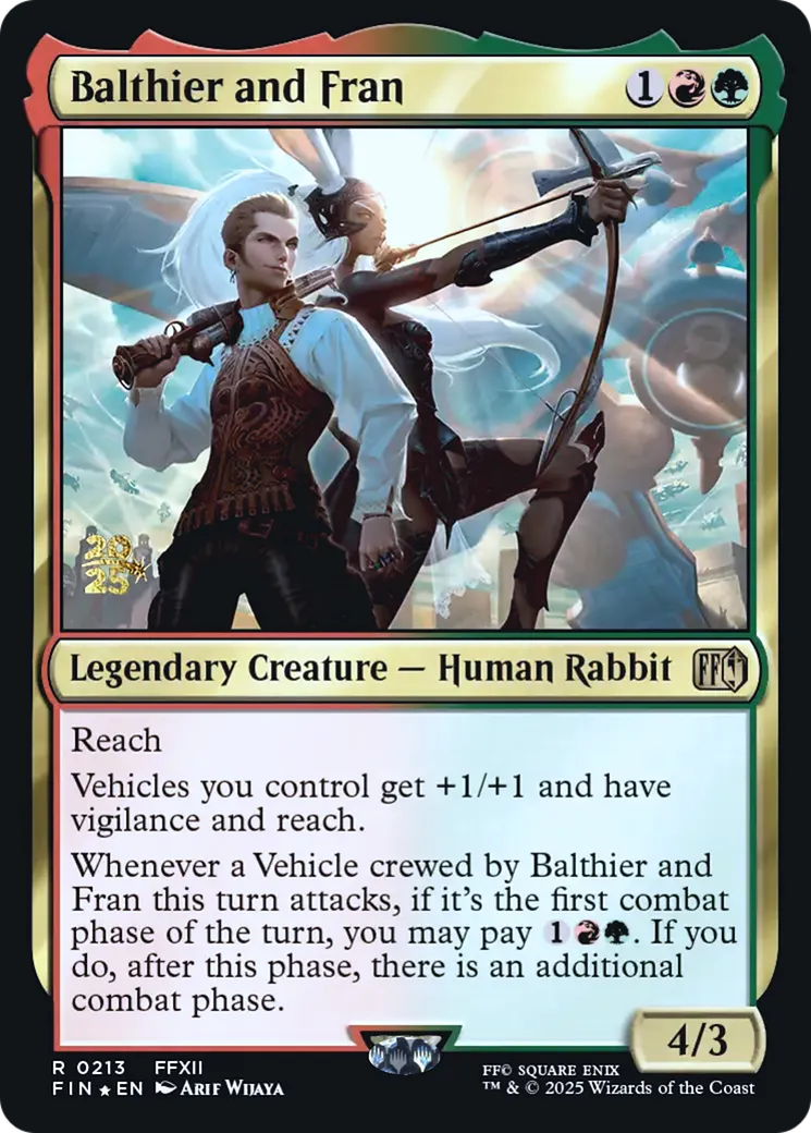 Balthier et Fran — Final Fantasy Promos — Magic: The Gathering