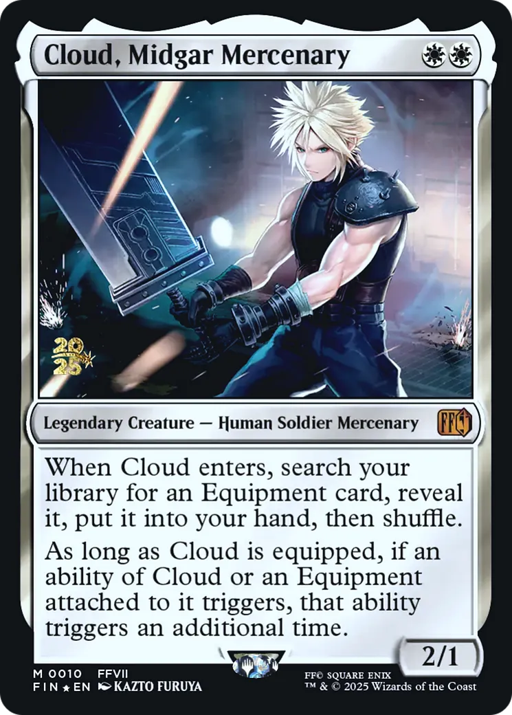 Cloud, mercenaire de Midgar — Final Fantasy Promos — Magic: The Gathering