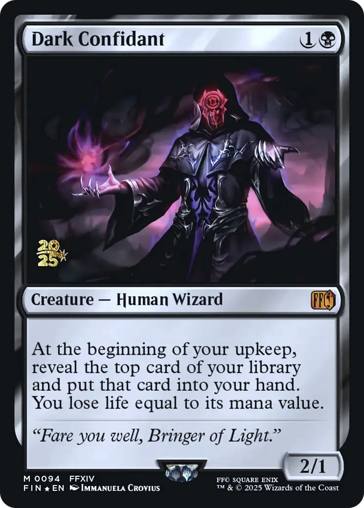 Dark Confidant — Final Fantasy Promos — Magic: The Gathering