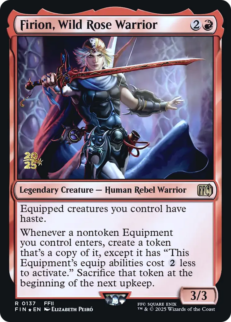 Firion, Wild Rose Warrior — Final Fantasy Promos — Magic: The Gathering