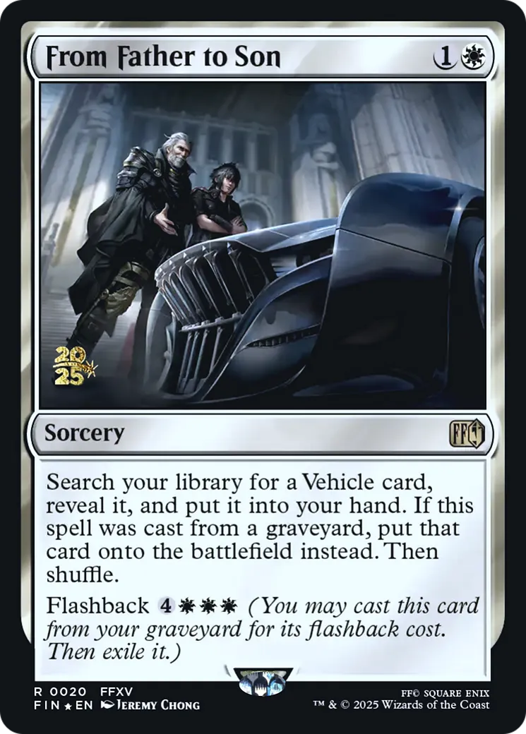 Le cadeau d'un père à son fils — Final Fantasy Promos — Magic: The Gathering