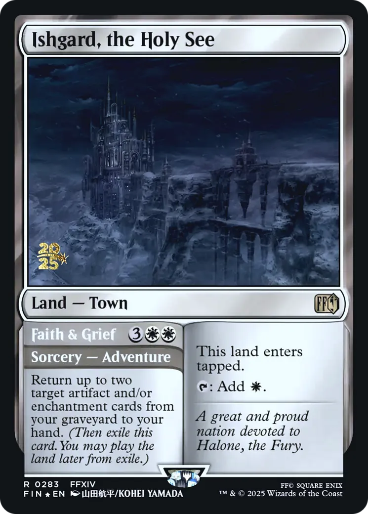 Ishgard, la sainte Cité // Foi et douleur — Final Fantasy Promos — Magic: The Gathering