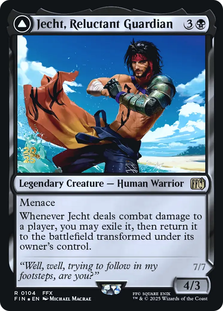 Jecht, Reluctant Guardian // Braska's Final Aeon — Final Fantasy Promos — Magic: The Gathering