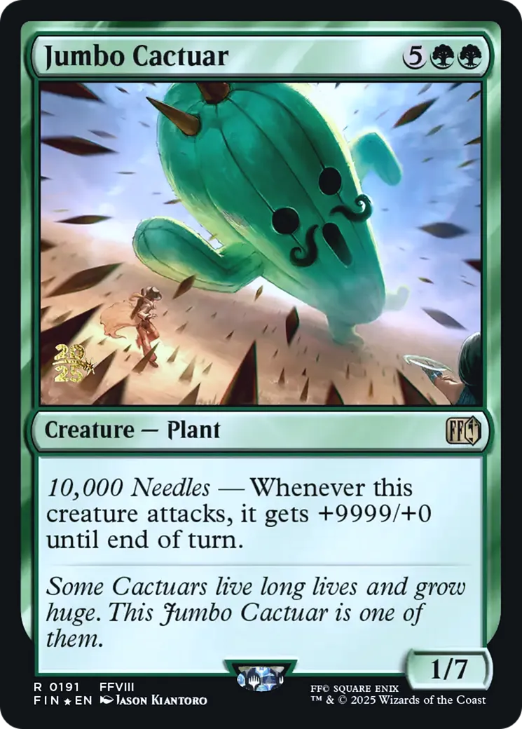 Jumbo Cactuar — Final Fantasy Promos — Magic: The Gathering