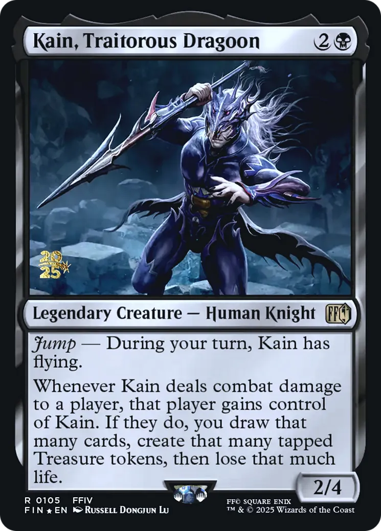 Kaïn, chevalier dragon torturé — Final Fantasy Promos — Magic: The Gathering
