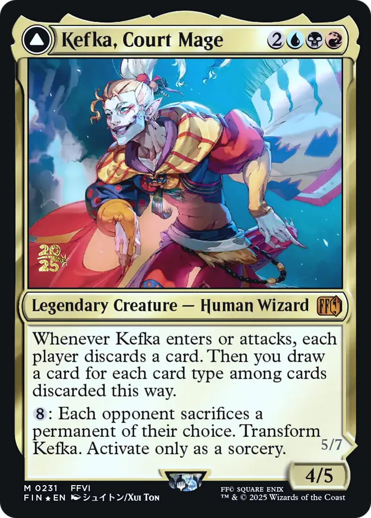 Kefka, Court Mage // Kefka, Ruler of Ruin — Final Fantasy Promos — Magic: The Gathering