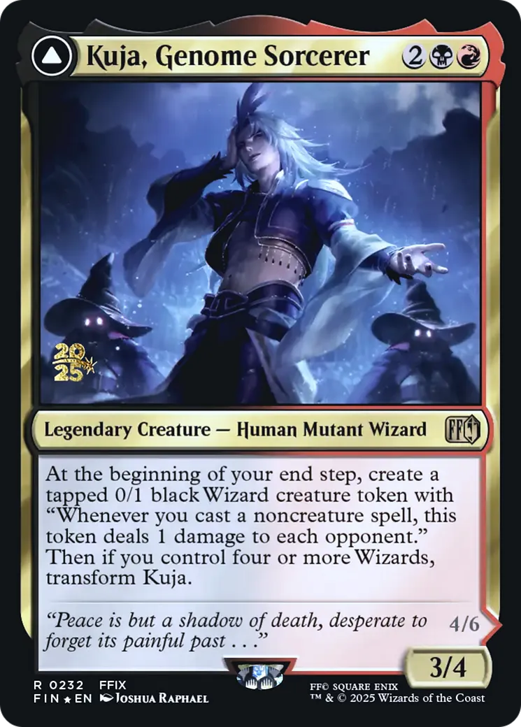 Kuja, Genome Sorcerer // Trance Kuja, Fate Defied from Final Fantasy Promos - Magic: The Gathering
