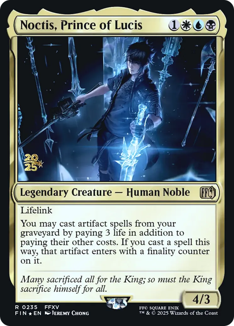 Noctis, Prince of Lucis — Final Fantasy Promos — Magic: The Gathering