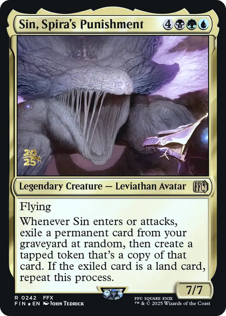 Sin, châtiment de Spira — Final Fantasy Promos — Magic: The Gathering