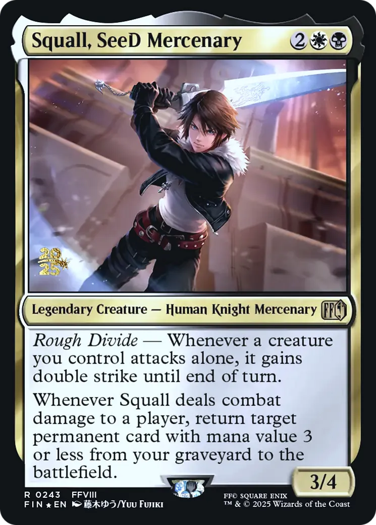 Squall, SeeD Mercenary — Final Fantasy Promos — Magic: The Gathering