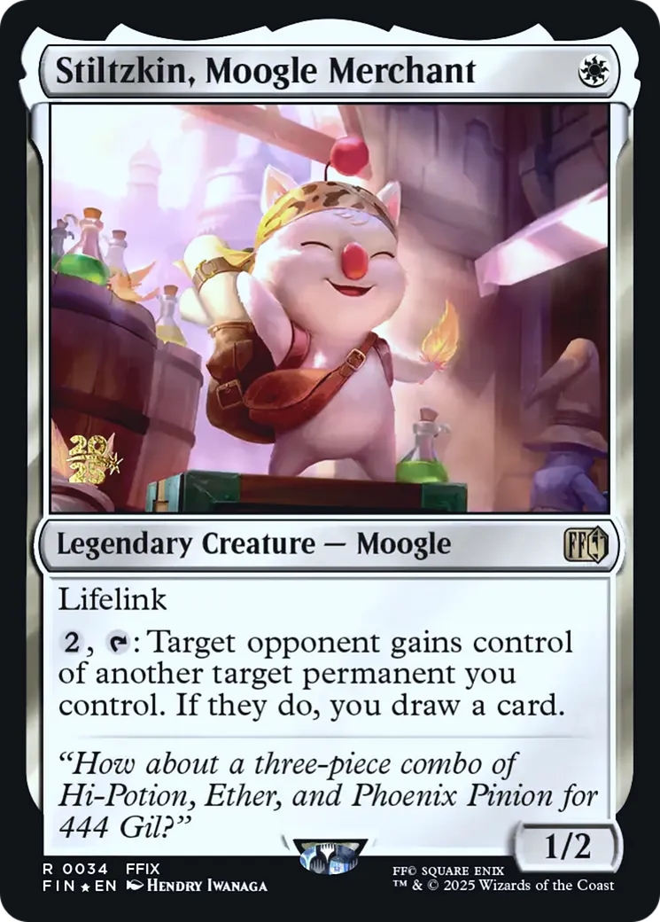 Stiltzkin, marchand mog — Final Fantasy Promos — Magic: The Gathering