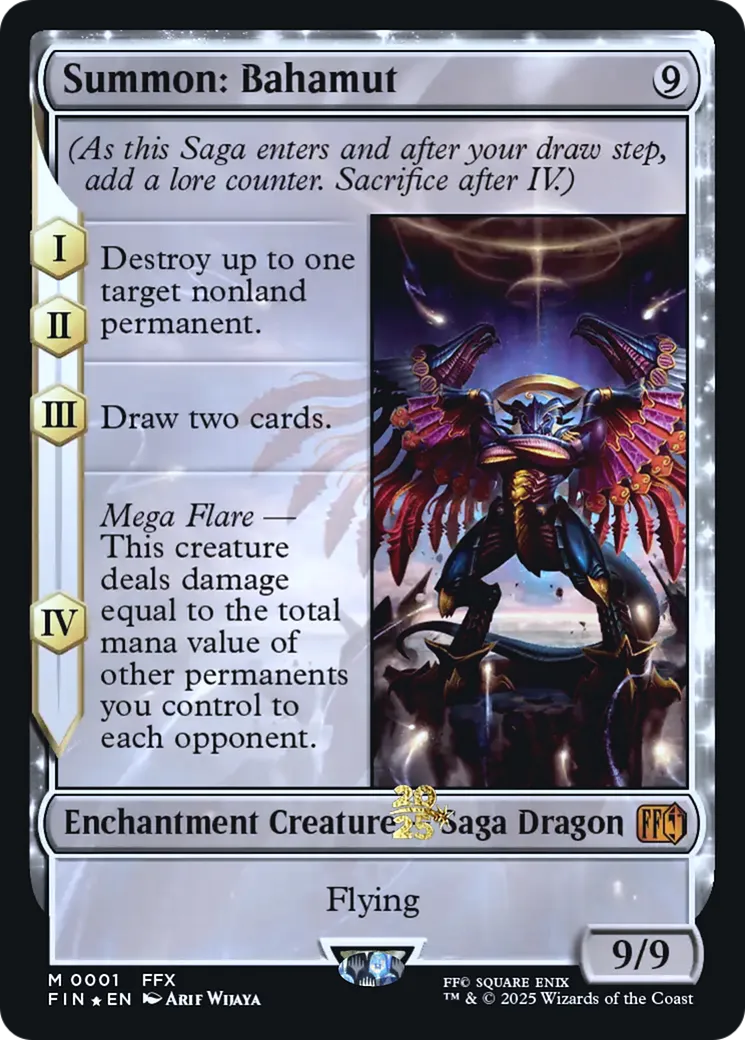 Invocation : Bahamut — Final Fantasy Promos — Magic: The Gathering