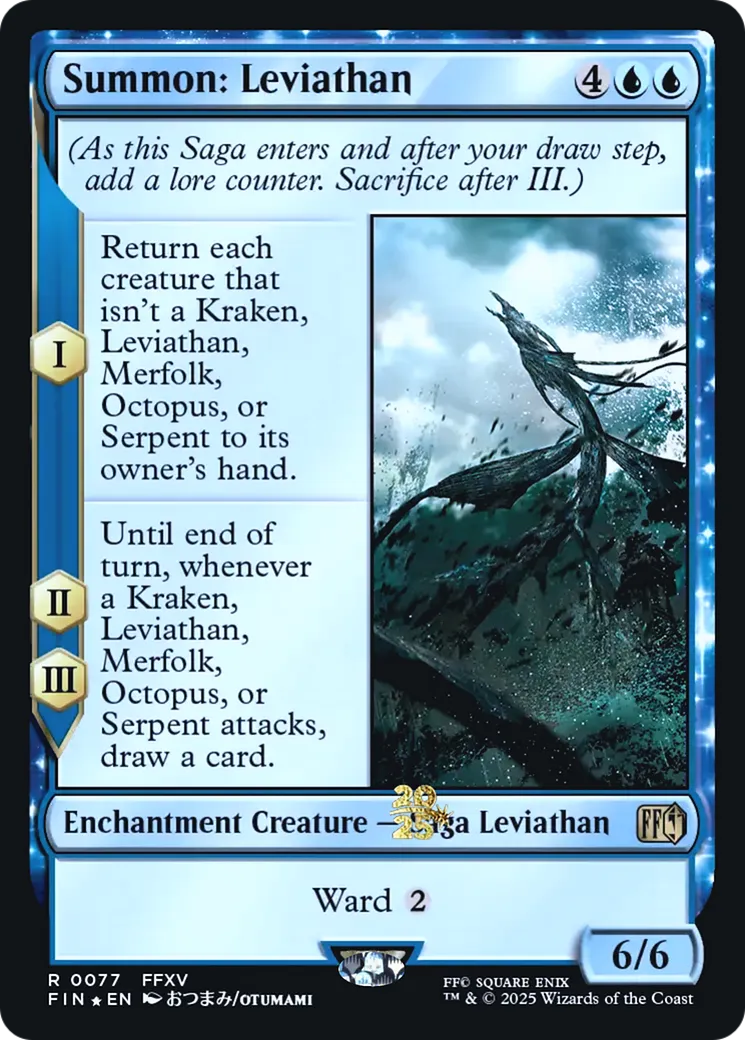 Invocation : Léviathan from Final Fantasy Promos - Magic: The Gathering